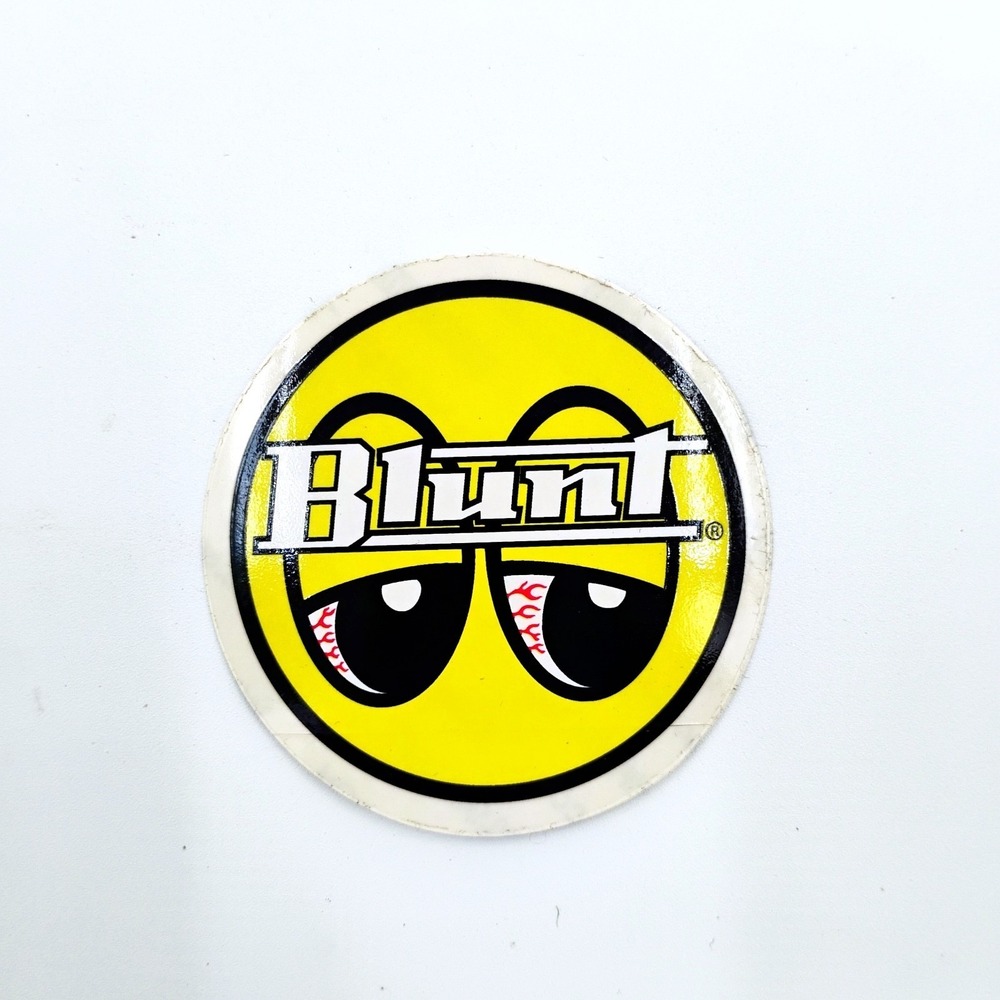 Blunt Clothing Eyes Sticker Streetwear Skateboard Classic 1990s Vintage 420 Fuct